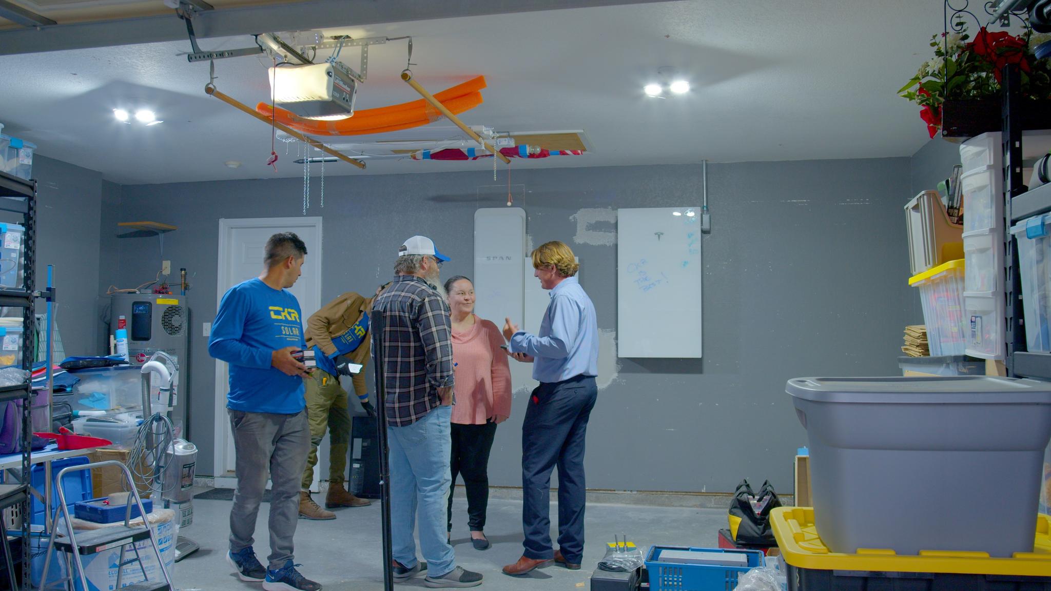 Tesla Powerwall 3, SPAN panel and Solar Install. The Owner of CKR Making Sure our Customer Gets the Full Rundown of Their New System!