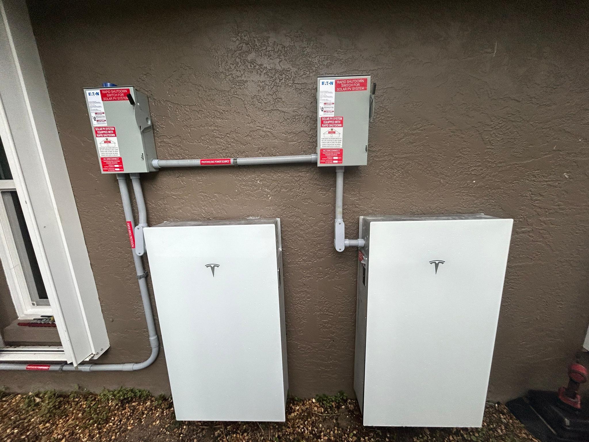Tesla Battery Installation
