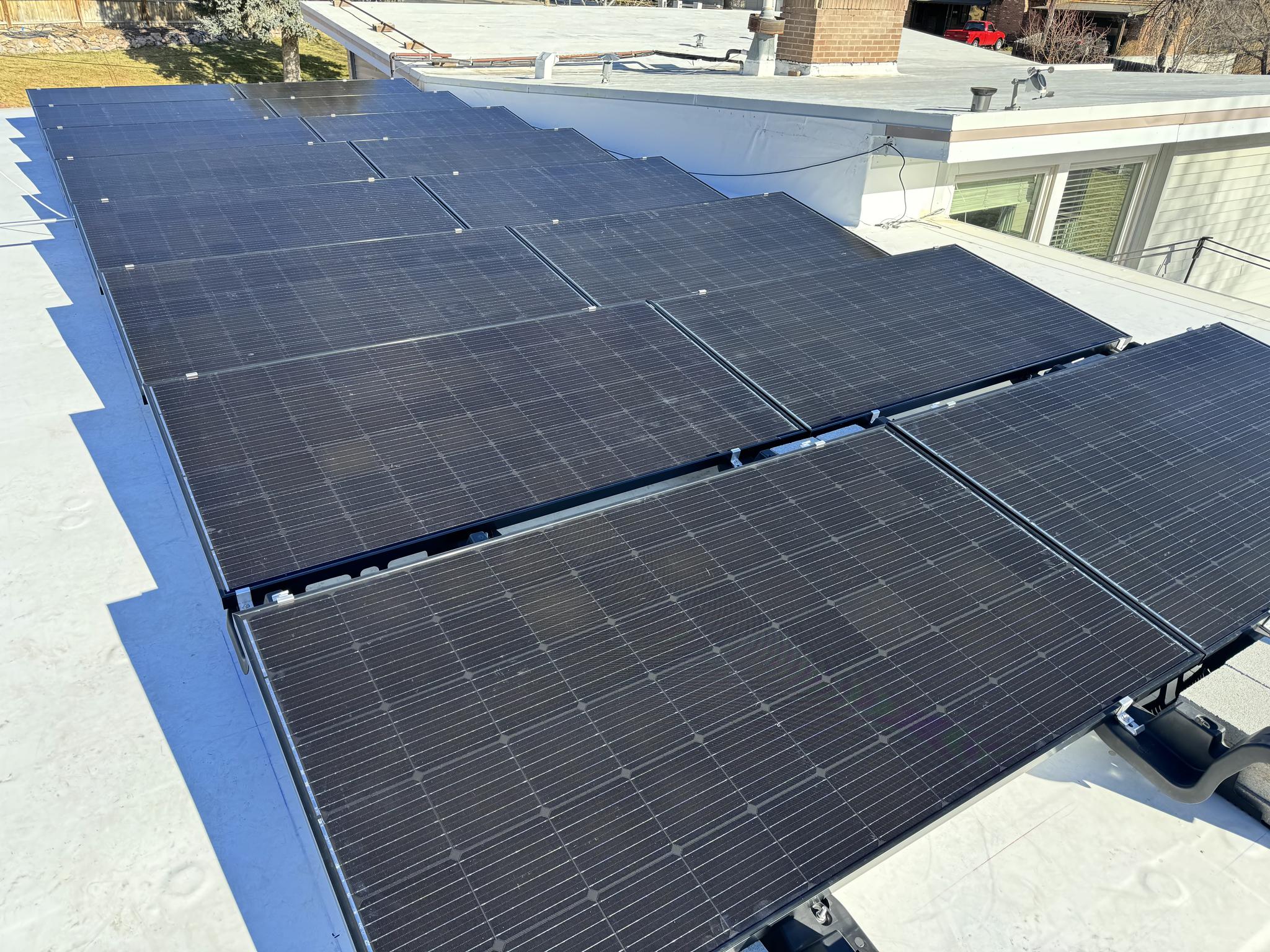 6.16KW Flat Roof Mount