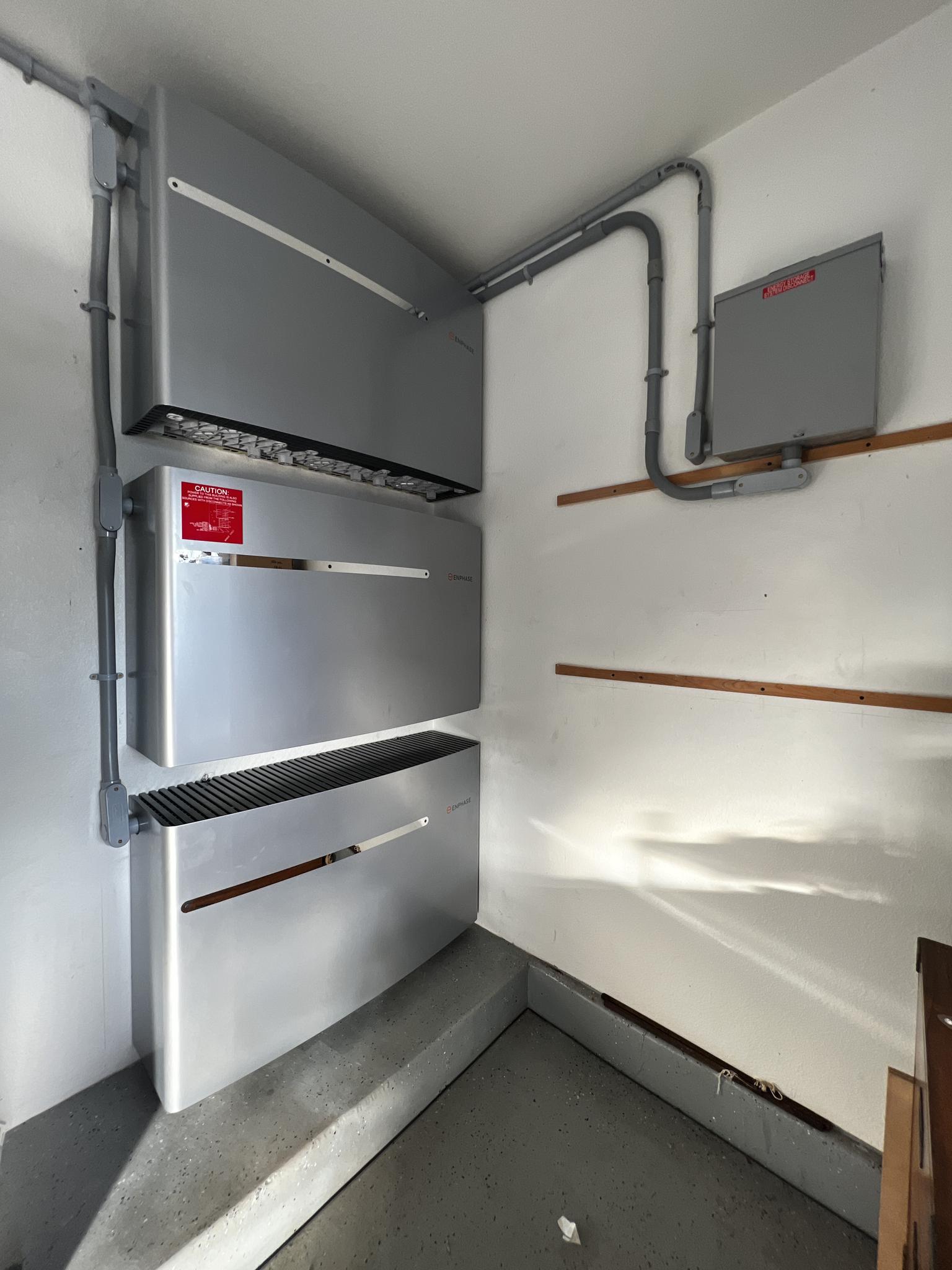 Enphase Encharge 30kWh Battery Installation