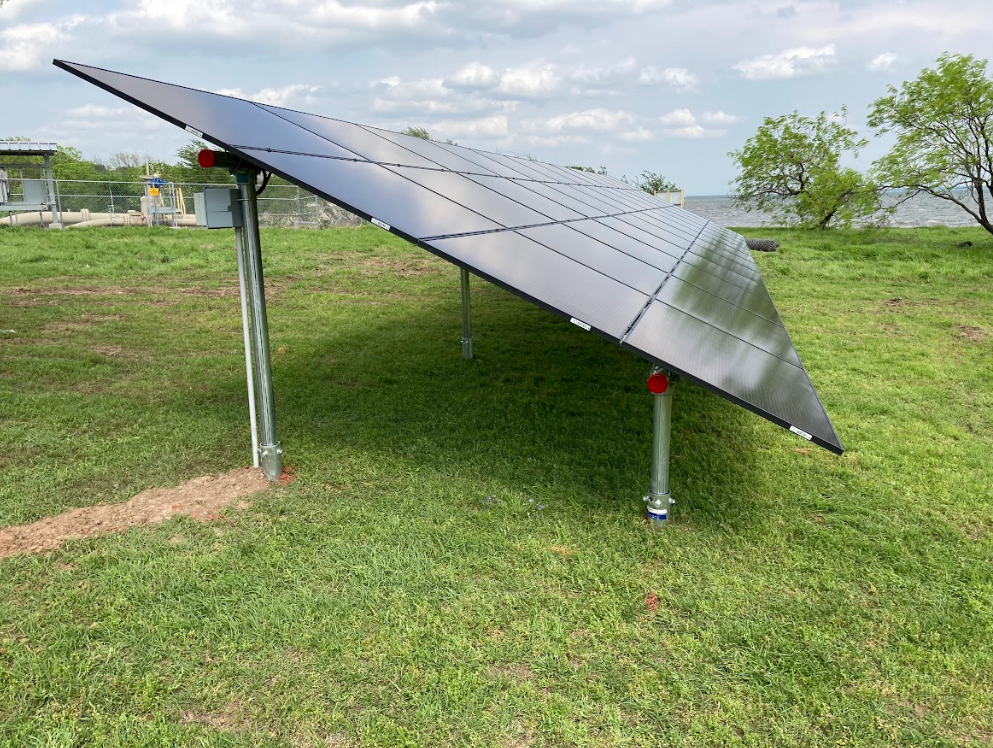 An example of workmanship. This system could not be any more straight and level