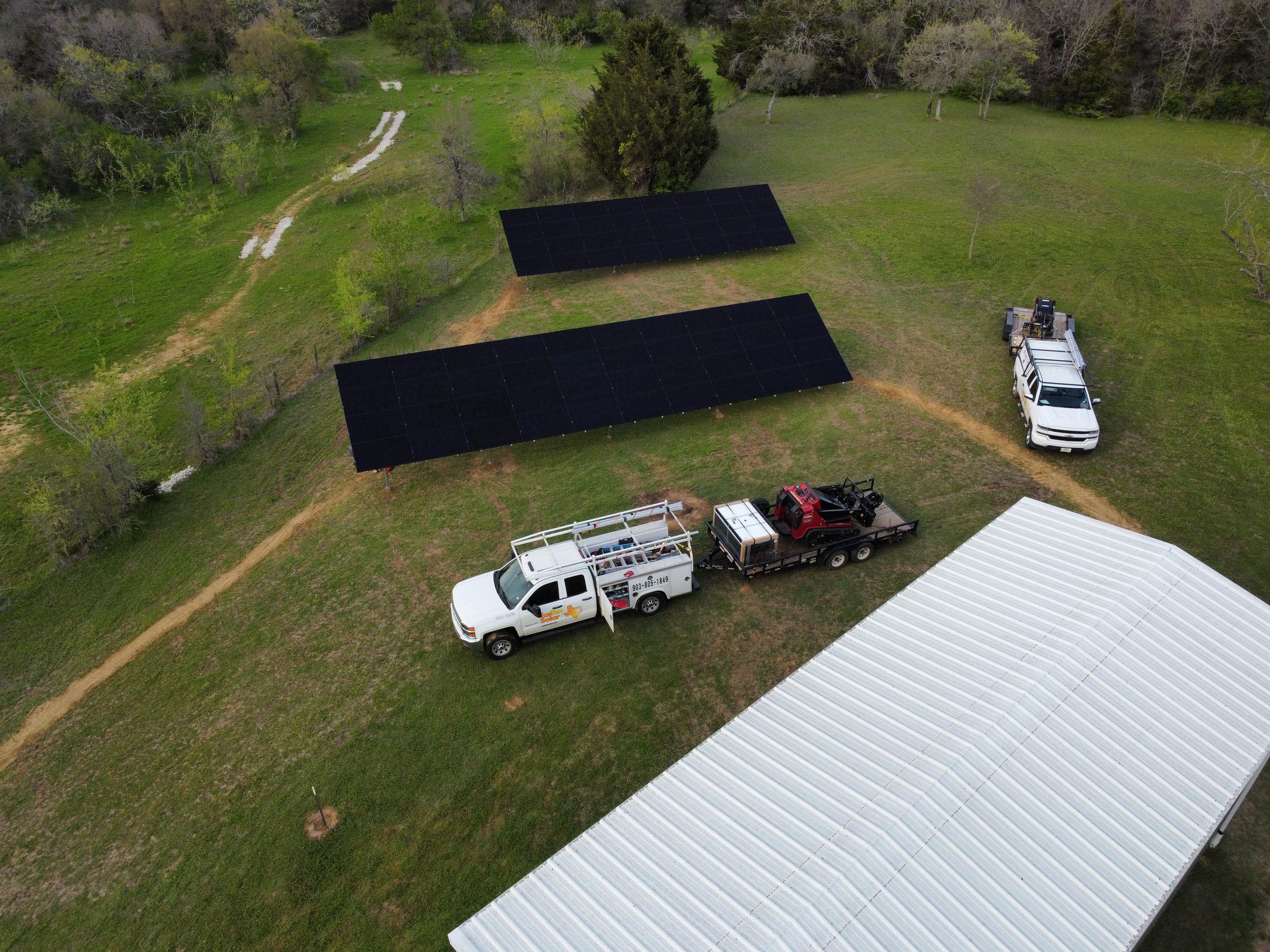 Duel system for home and shop in Groesbeck, TX.