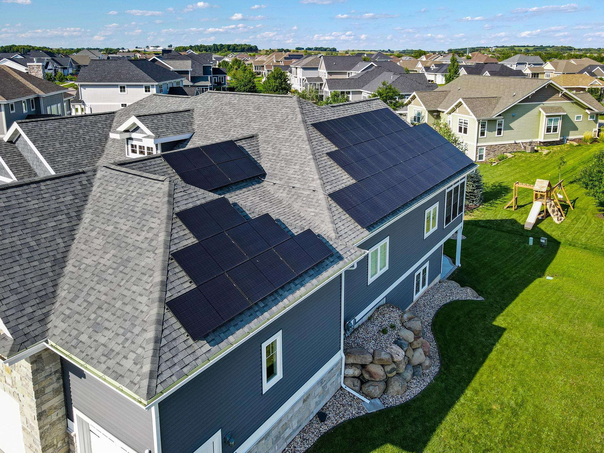 Residential Solar on Shingle roof