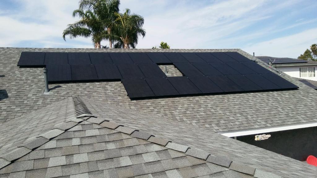 Solar installation, Orange County