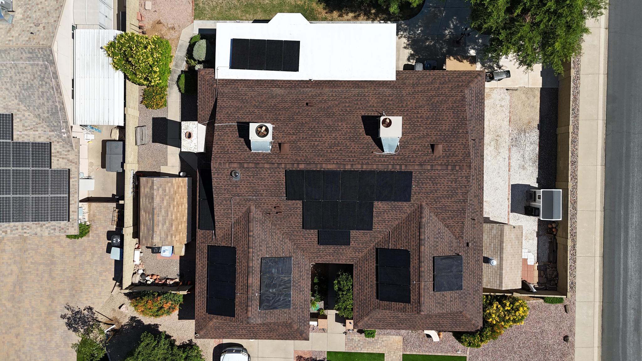 Solar Install on Shingle Roof