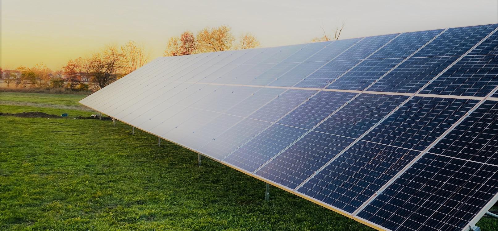 Stunning residential Ground-Mounted Array